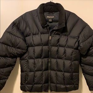 Used: Marmot Black 650 Fill Down Jacket Size Large